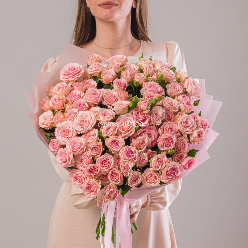 25 кустовых роз