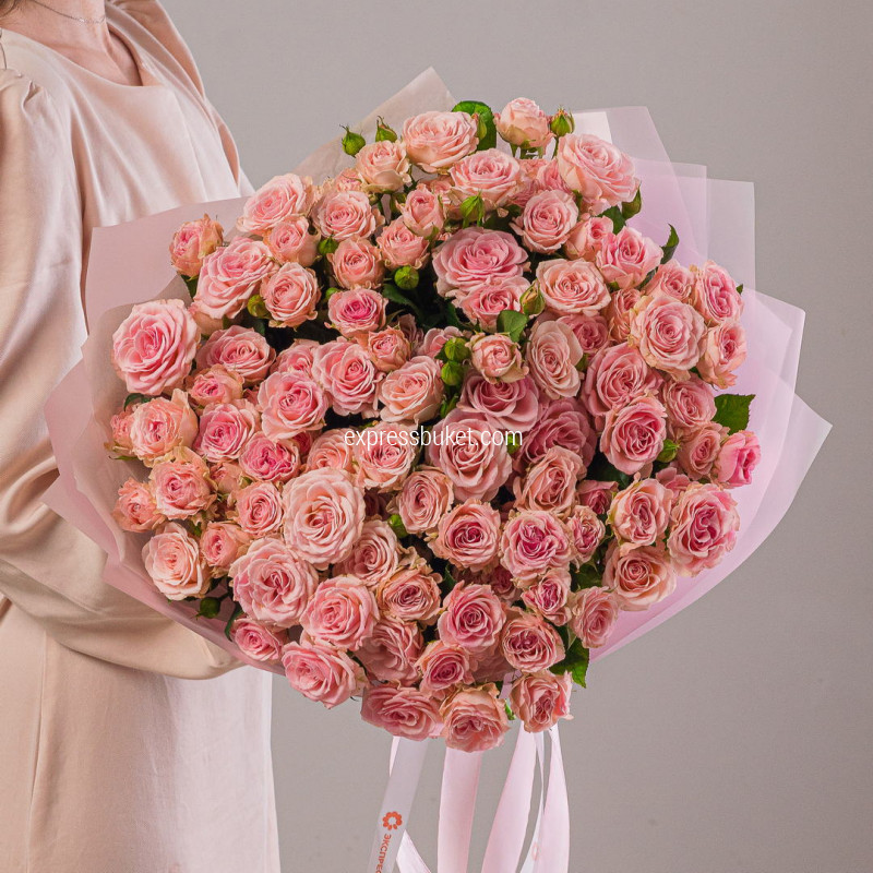 25 кустовых роз